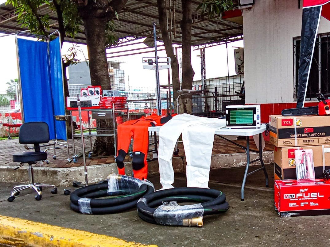 Entrega formal de equipos para bomberos/as de Durán, Ecuador